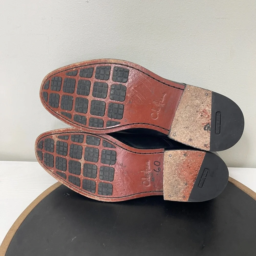 Cole Haan Air Giraldo Men 11 Cap Toe‎ Derby Black Business Casual Professional